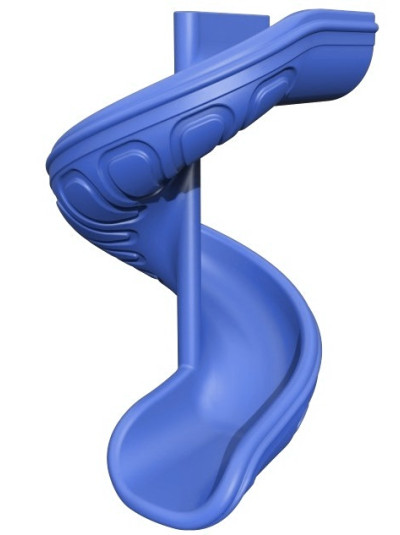 Гвинтовий спуск пластиковий синій Туреччина 200 см